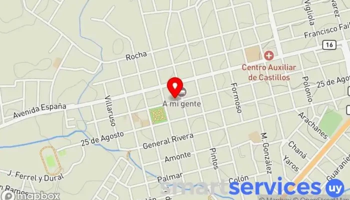 mapa de Optica De Cesare, EXCEL-LENS SRL Óptica en Castillos