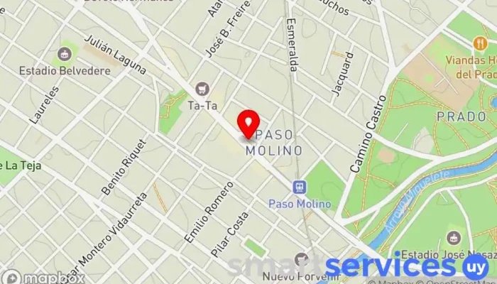 mapa de Optica Look Vision Óptica en Montevideo