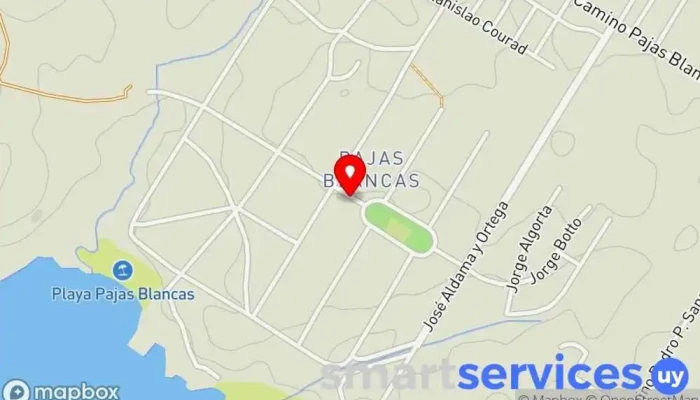 mapa de Pajas Blancas  en Pajas Blancas