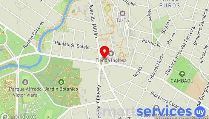 mapa de Pañalera NATAL Farmacia en Montevideo