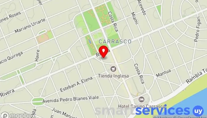 mapa de Panenka Travel Agencia de viajes en Montevideo