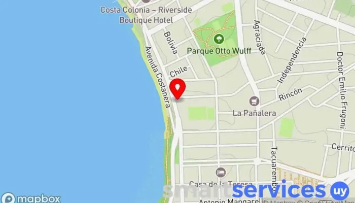 mapa de parada 9 - bus turistico Empresa de autobuses en Col. del Sacramento