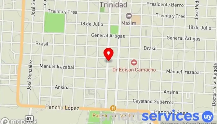 mapa de Perfil Gráfico Diseñador de sitios web en Trinidad