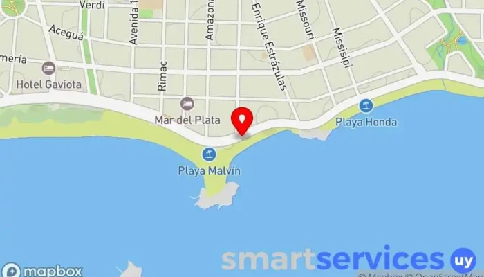 mapa de Placa del viejo Cine Auditorio Malvin Lugar de interés histórico en Montevideo