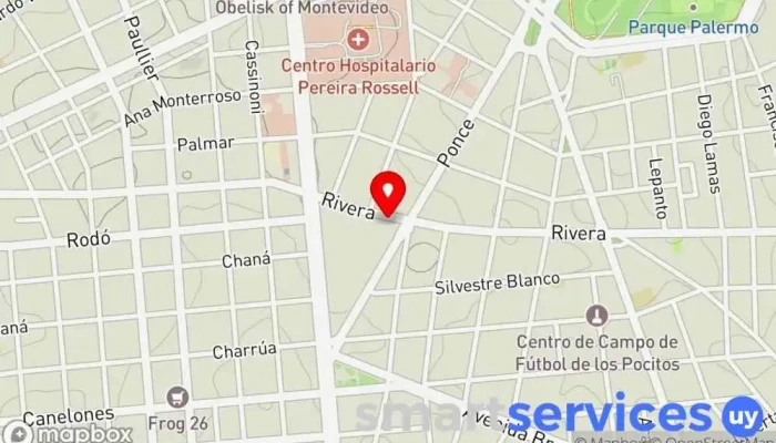 mapa de RUTA AZUL URUGUAY · Traslados Aeropuerto · Transporte Personal · Traslados Fiestas Eventos · Turismo · Remis · Combis · Vans Servicio de lanzadera, Agencia de excursiones en autobús, Servicio de transporte en Montevideo