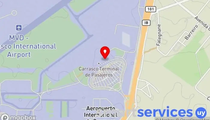 mapa de Sky View Uruguay Agencia de visitas turísticas en Ciudad de Canelones