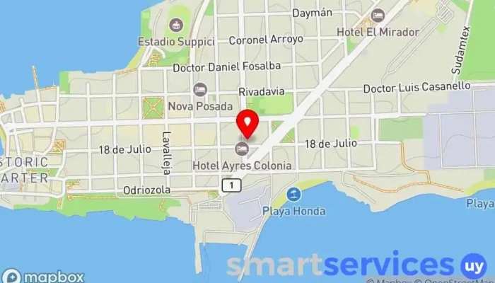 mapa de Subastas Don Diego Agencia inmobiliaria en Col. del Sacramento
