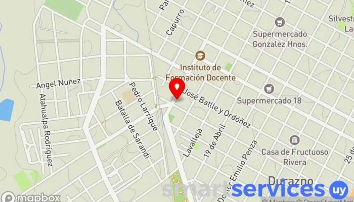mapa de Suma+Centro Consultora de marketing en Durazno