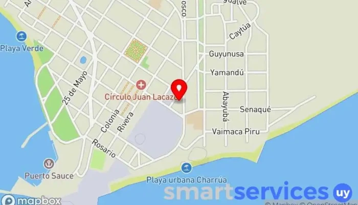 mapa de Ta-Ta Supermercado en Juan L. Lacaze