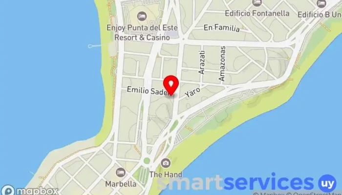 mapa de The Agency Real Estate - Punta del Este Agencia inmobiliaria en Punta del Este