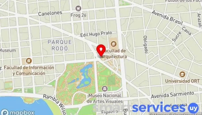mapa de Toque & Toque Agencia de viajes en Montevideo