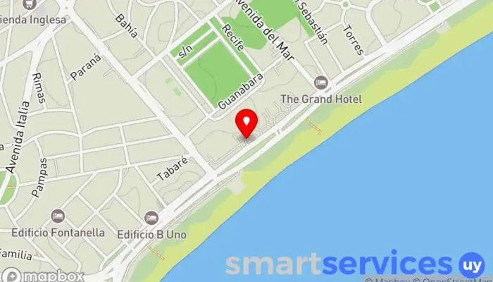 mapa de Torrelobos Edificio de apartamentos, Complejo de apartamentos, Edificio de apartamentos amueblados, Agencia inmobiliaria especializada en alquileres en Punta del Este