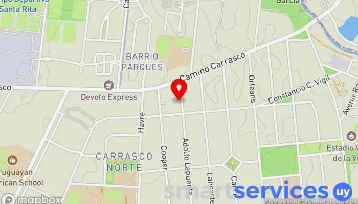 mapa de Tourbus SRL Agencia de excursiones en autobús, Turoperador en Montevideo