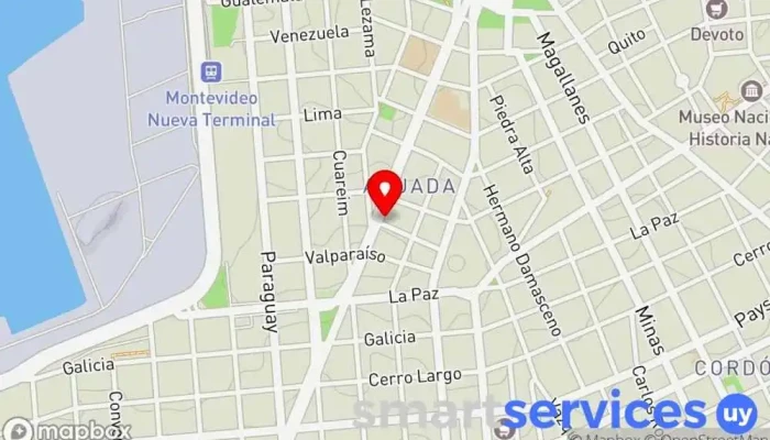 mapa de Trampo Spy Empresa de trabajo temporal en Montevideo