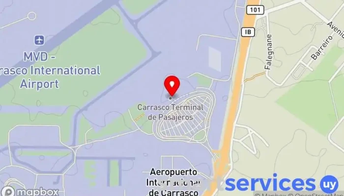 mapa de Traslado para Punta del Este Agencia de viajes en Montevideo