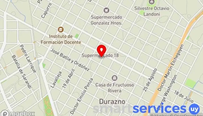 mapa de Tu viaje Agencia de viajes en Durazno