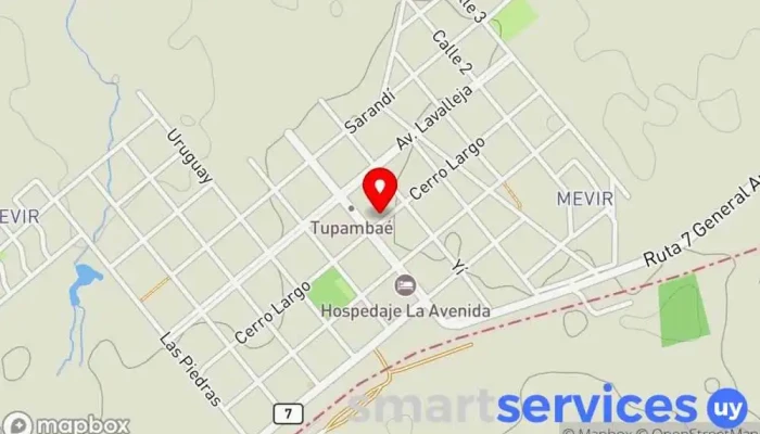 mapa de Tupambaé  en Tupambaé
