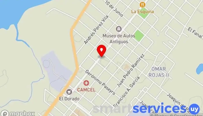 mapa de Tur Este Agencia de viajes en Rio Branco