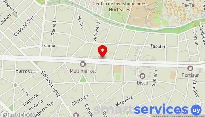 mapa de Uruguay Inmobiliarias Agencia inmobiliaria en Montevideo