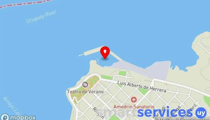 mapa de Velero BLU Agencia de visitas turísticas en Fray Bentos