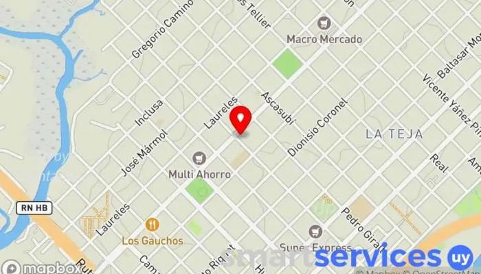 mapa de Viajes Nuevos Mundos Agencia de viajes en Montevideo