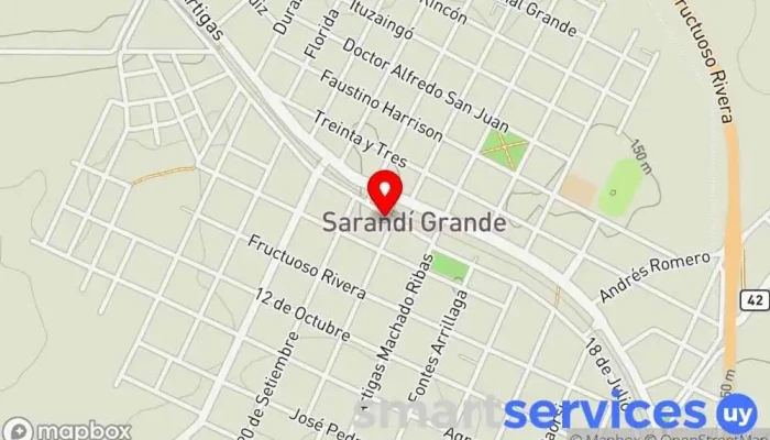 mapa de Vida Servicio de Compañía - Filial Sarandí Grande Oficinas de empresa en Sarandí Grande