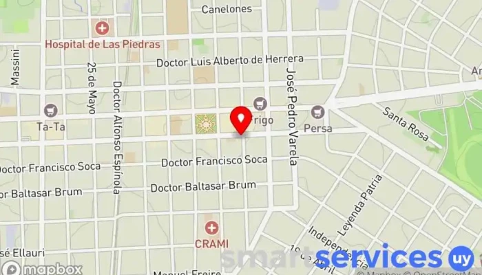 mapa de Vigilia Agencia de servicios de atención a la tercera edad en Las Piedras