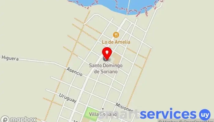 mapa de Villa Soriano  en Villa Soriano