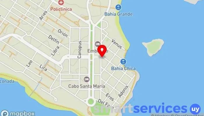 mapa de Viviana Fernandez Seguros Compañía de seguros en La Paloma