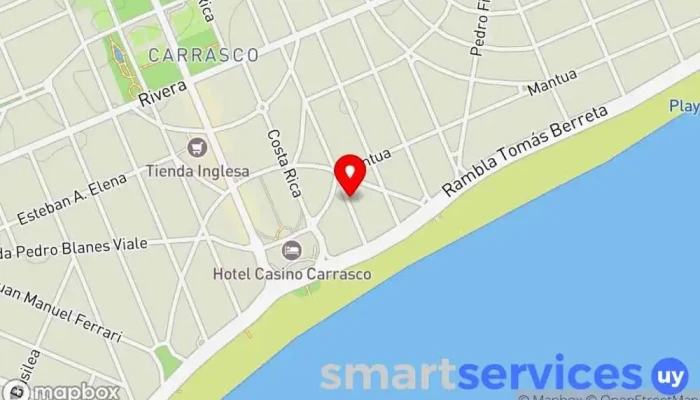 mapa de Voraz Agencia de viajes en Montevideo