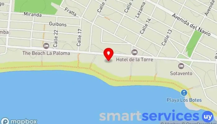 mapa de Zanja Honda Casas de Playa Agencia de alquiler de alojamientos para vacaciones en La Paloma